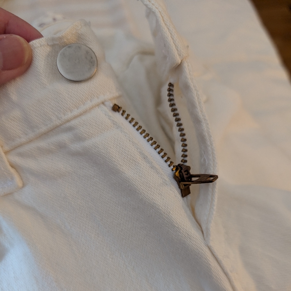 J Brand Women's Y2K 2000s Soft White Jeans Size 24 - Picture 4 of 4
